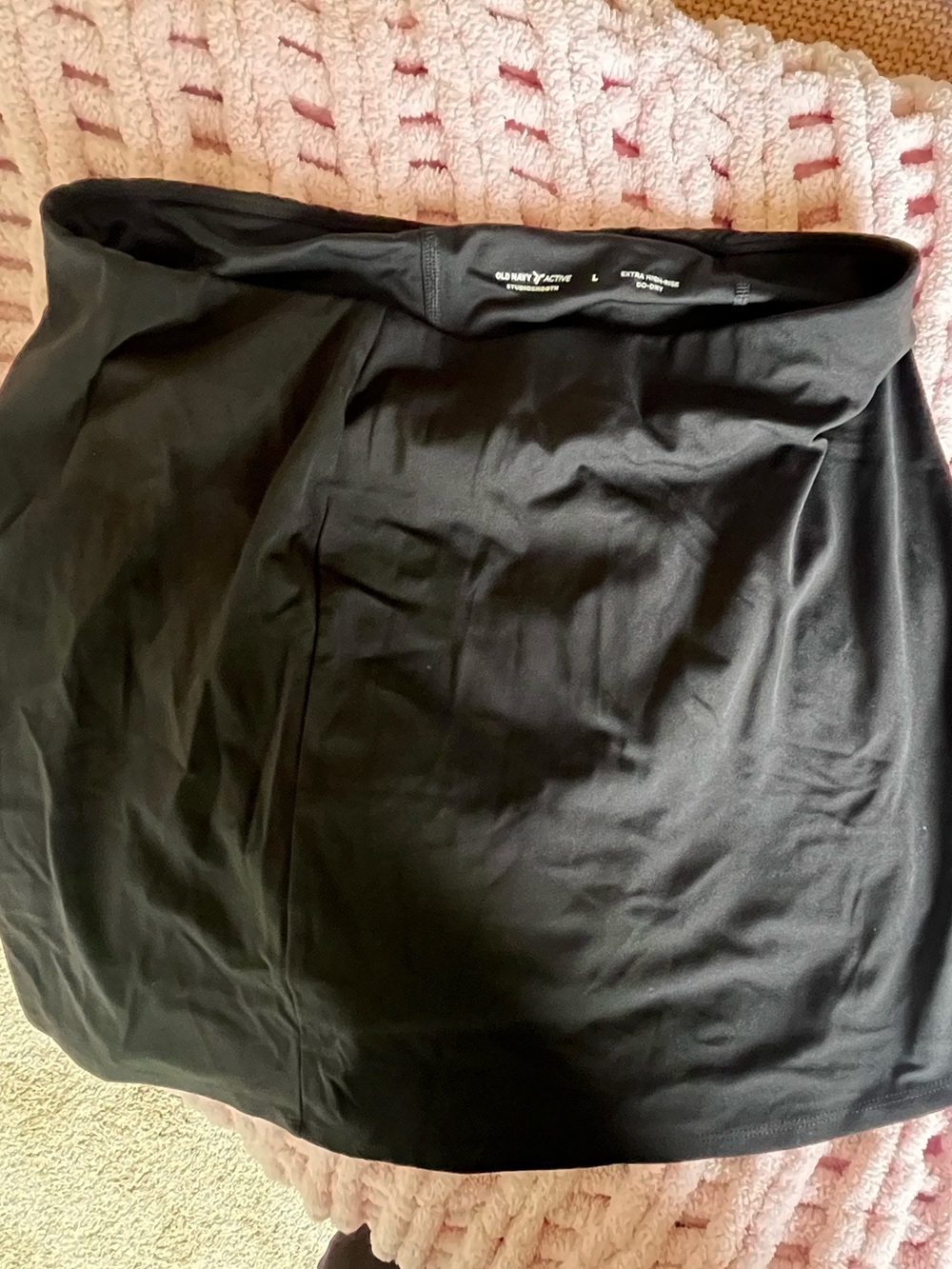 Old Navy Black Stretch A-Line Mini Skirt